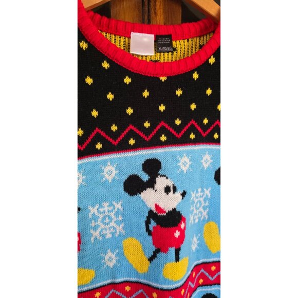 Urban Outfitters for Disney :: Mickey Mouse Ugly Christmas Sweater :: XL - Picture 2 of 5